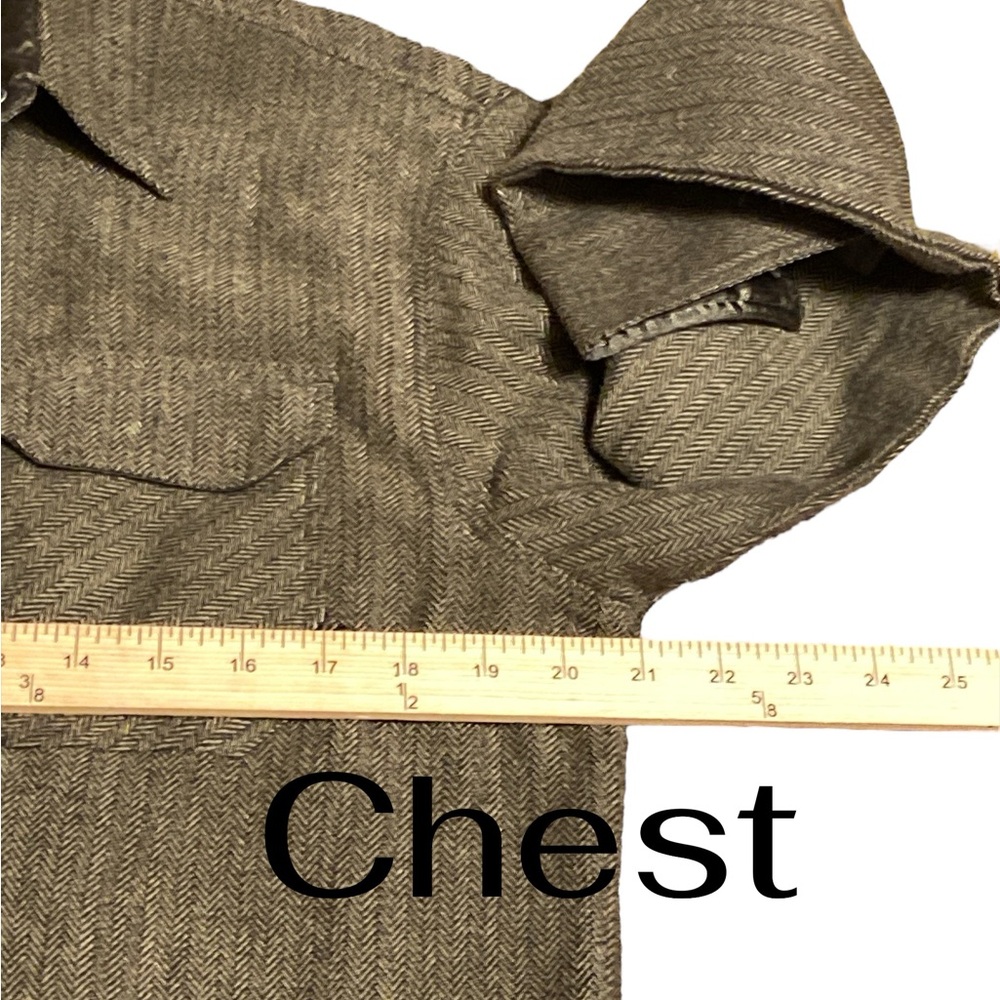 Hurley Army Green Casual Button Down Shirt - Picture 4 of 6